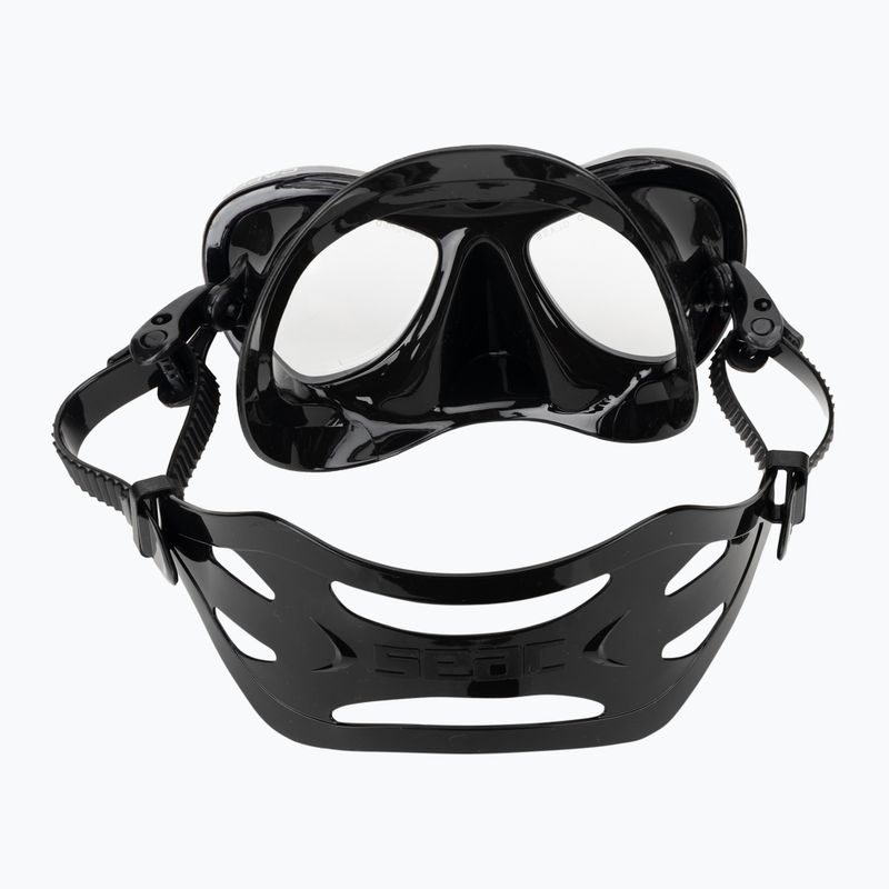 Snorkelling set SEAC Bis Capri Top black 4