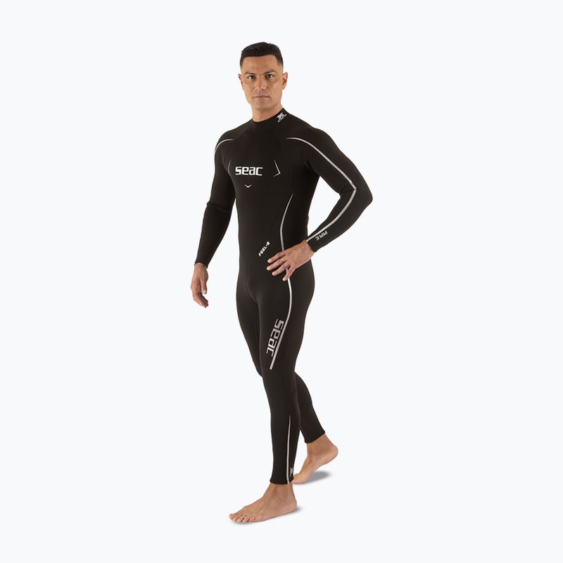 Men's diving wetsuit SEAC Feel-S 3 mm black 3