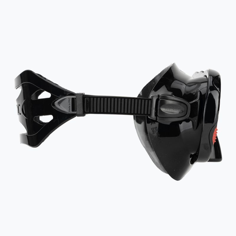 Snorkelling mask Seac Boss black/red 3