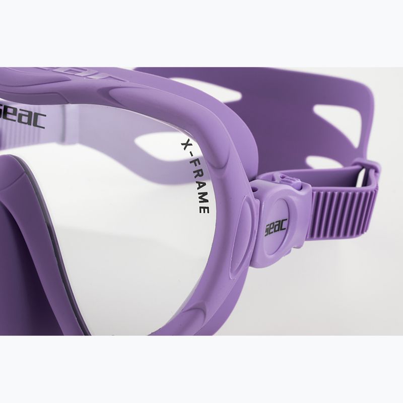 Diving mask SEAC X-Frame lilac 4