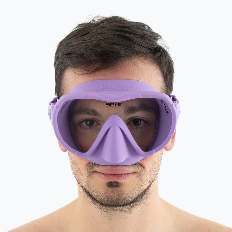 Diving mask SEAC X-Frame lilac 7