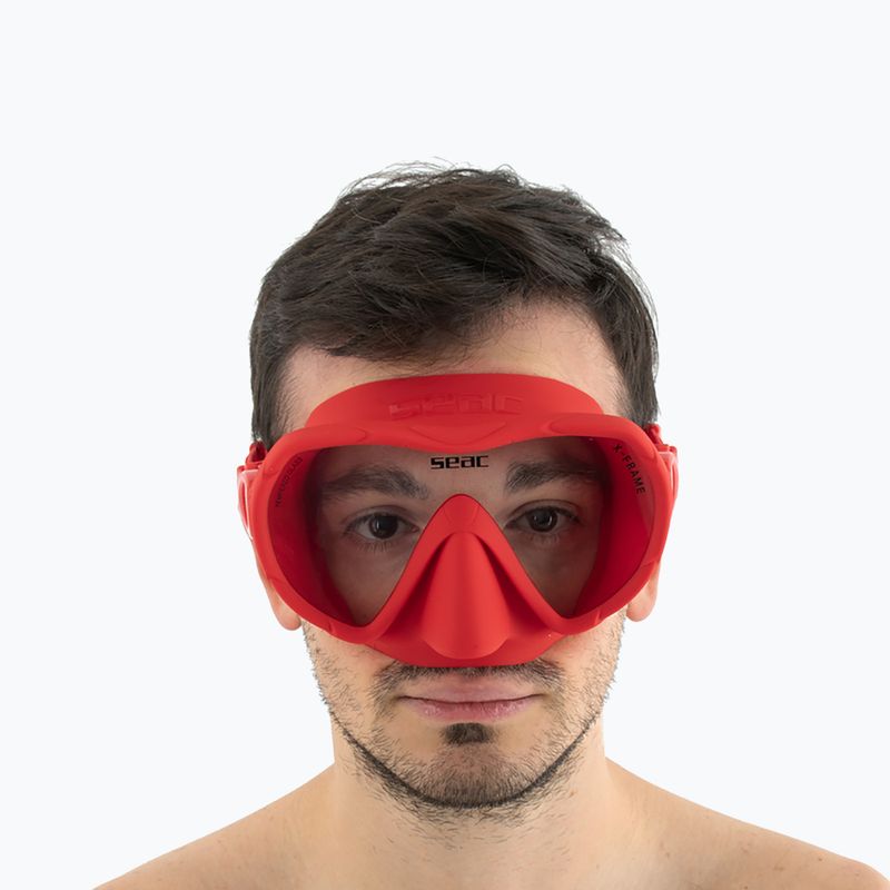 Diving mask SEAC X-Frame red 7