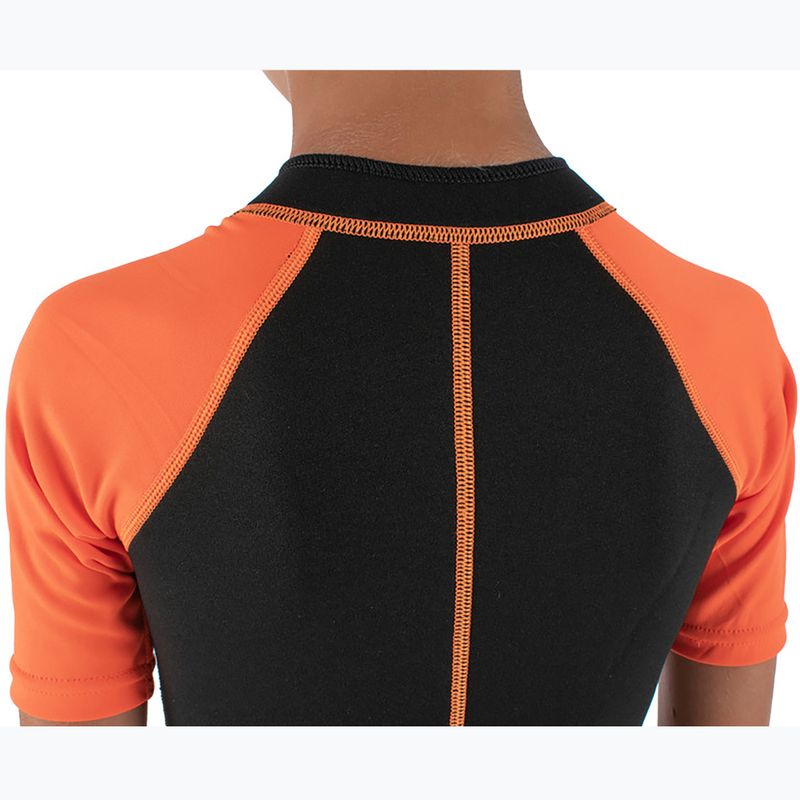 Children's swimming wetsuit SEAC Dolphin Shorty 1,5 mm black/orange 6