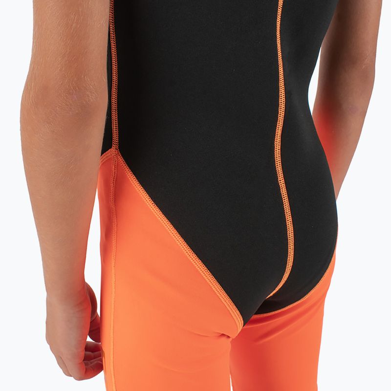 Children's swimming wetsuit SEAC Dolphin Shorty 1,5 mm black/orange 8