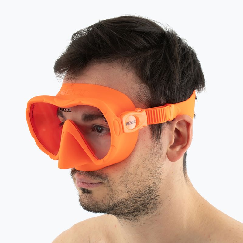 Diving mask SEAC X-Frame orange 10