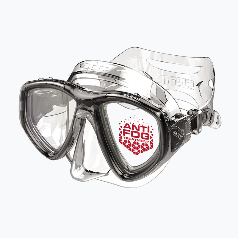 Diving mask SEAC Clear Antifog transparent black 2