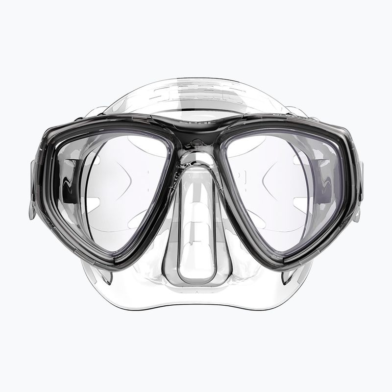 Diving mask SEAC Clear Antifog transparent black 4