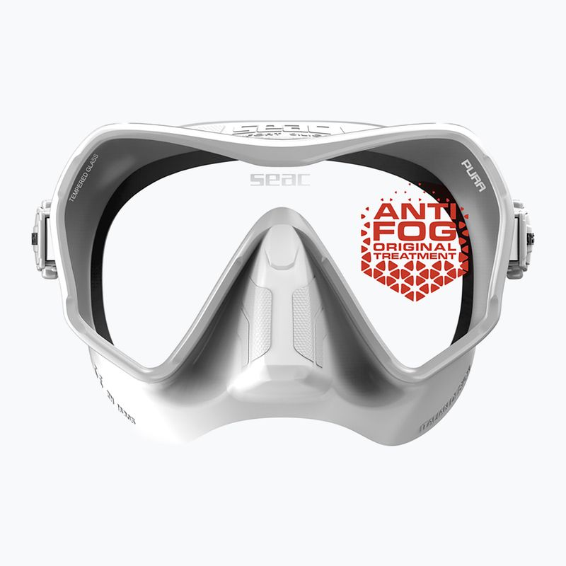 Diving mask SEAC Pura Antifog white 4