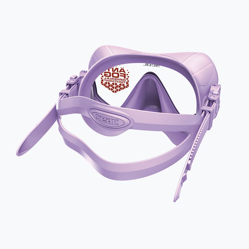 Diving mask SEAC Pura Antifog lilac 3