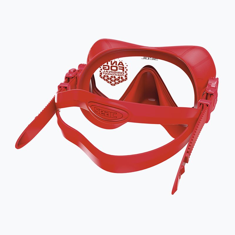 Diving mask SEAC Pura Antifog red 3