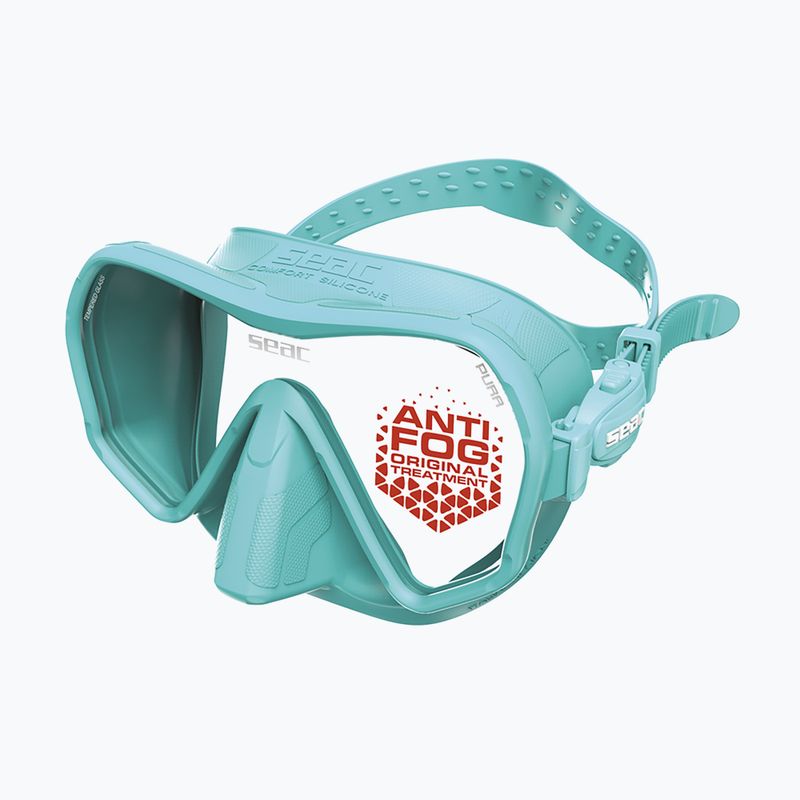 Diving mask SEAC Pura Antifog tiffany 2