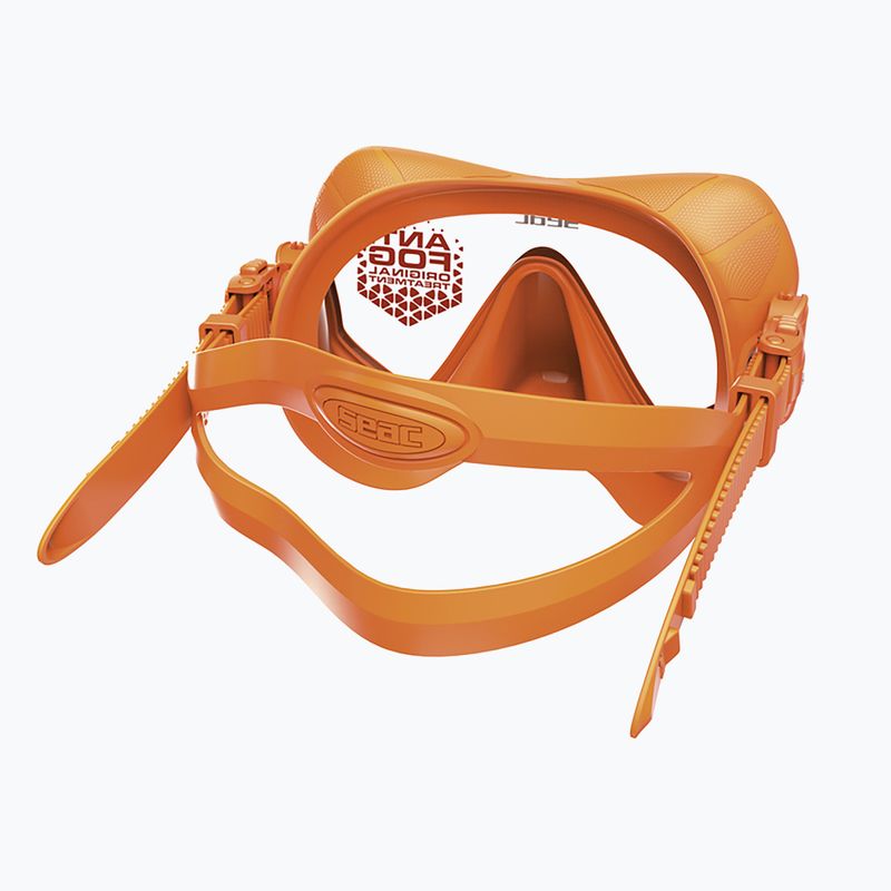 Diving mask SEAC Pura Antifog orange 3