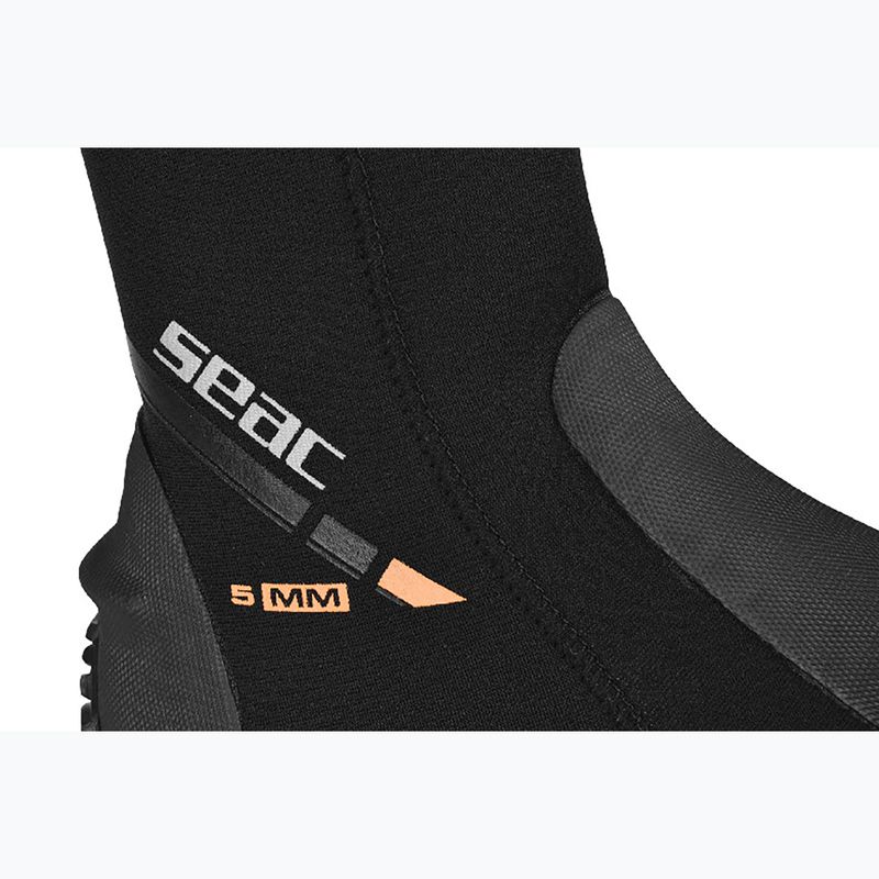 Neoprene boots SEAC Basic HD Zip 5 mm black 3