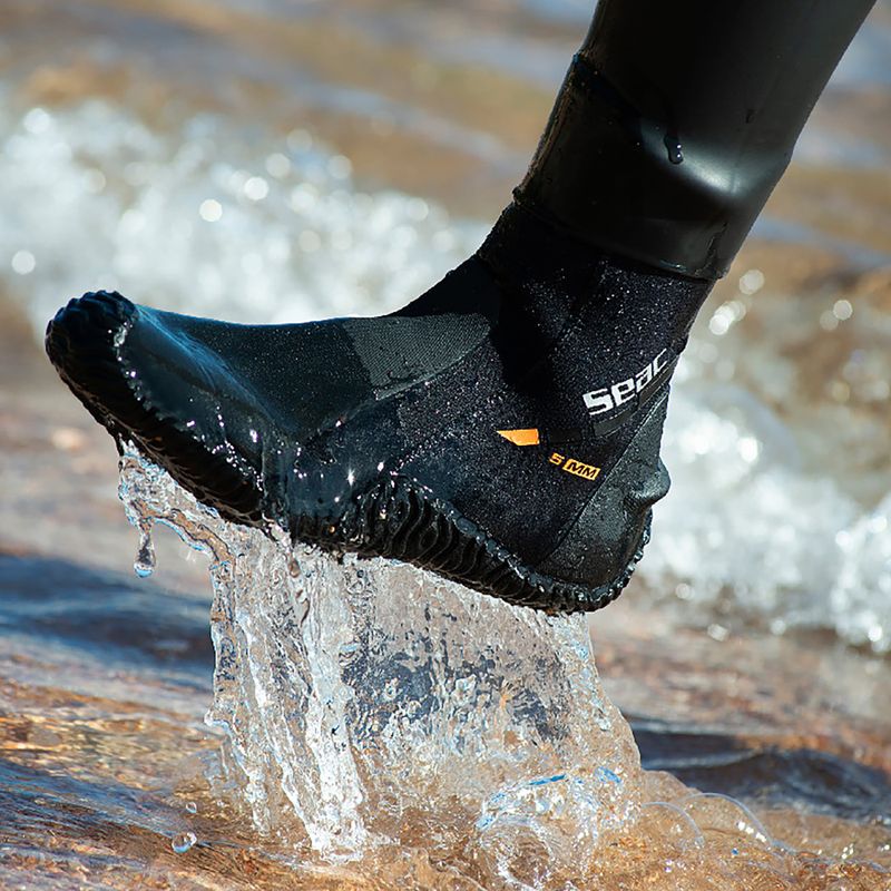 Neoprene boots SEAC Basic HD Zip 5 mm black 8