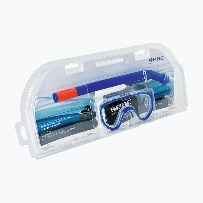 Children's snorkelling set SEAC Marina Bis Set blue 2