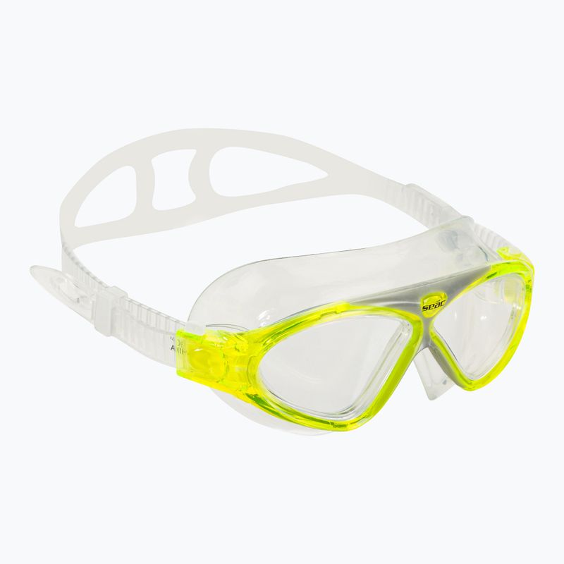 SEAC Vision Jr children's swimming mask yellow