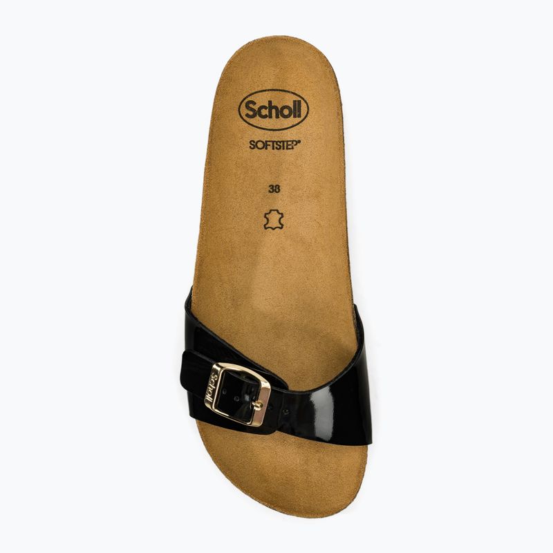 Scholl Estelle Patsynth women's slides black 5