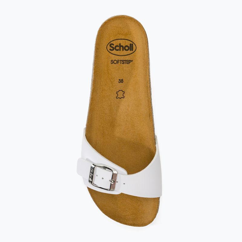 Women's slides Scholl Estelle Syn white 5