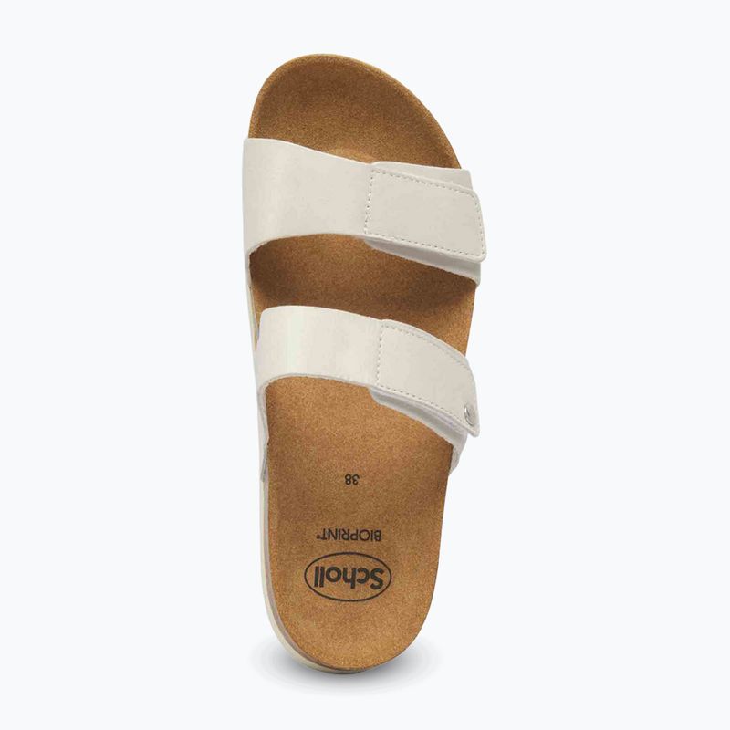 Women's flip-flops Scholl Lusaka 2.0 Med white 4