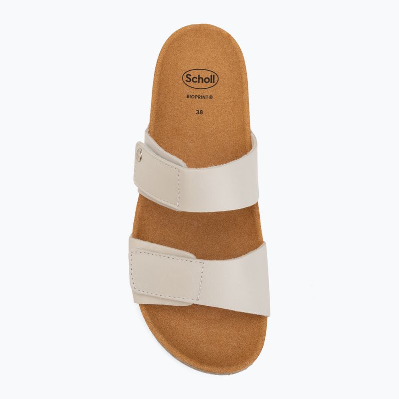 Women's flip-flops Scholl Lusaka 2.0 Med white 5