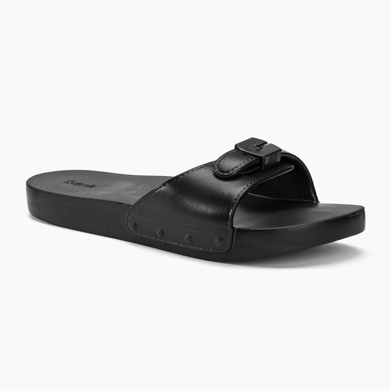 Women's slides Scholl Pescura Flat Aqua Eva black