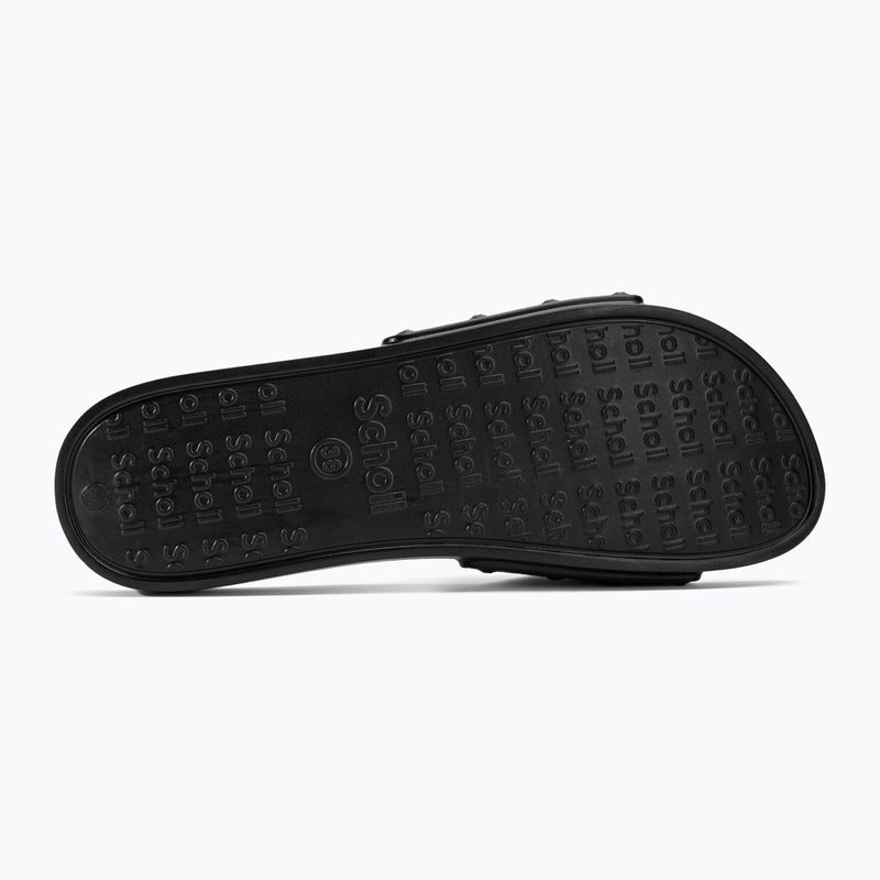 Women's slides Scholl Pescura Flat Aqua Eva black 4
