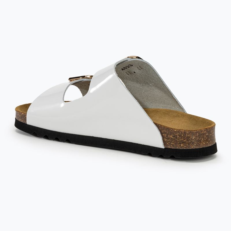 Women's slides Scholl Noelle Patlea white 3