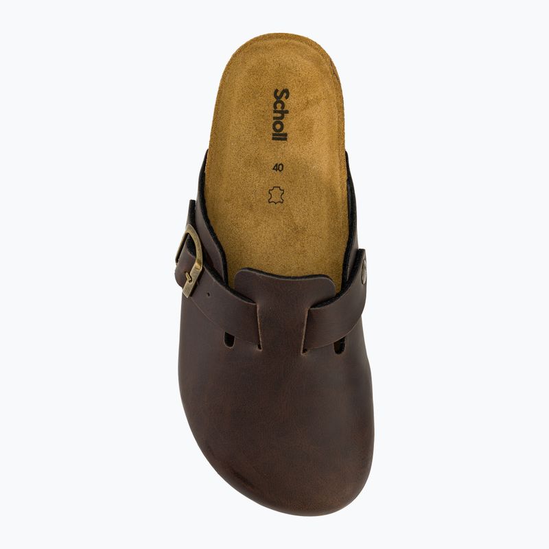 Scholl Olivier Synkan brown men's slides 5