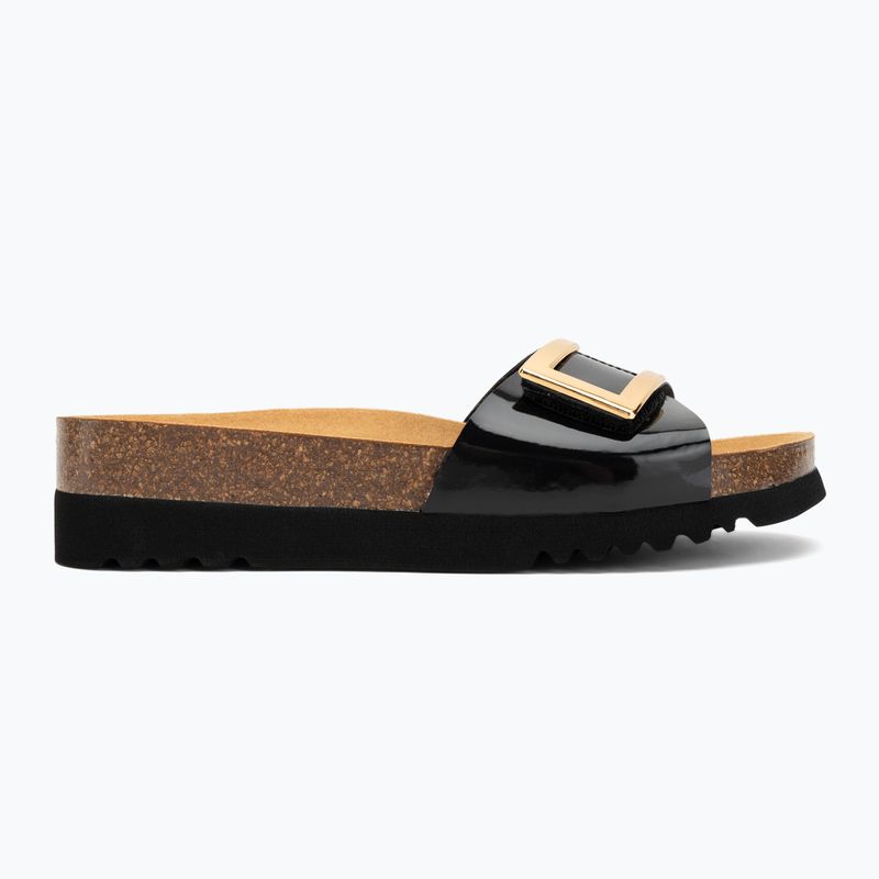 Scholl Monterey Mule Med black women's flip-flops 2