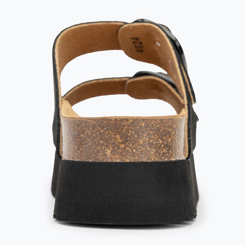 Scholl Lucie Suede women's flip-flops black 6