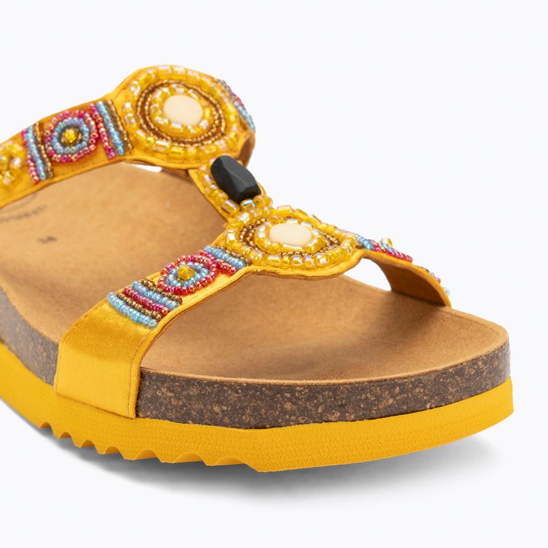 Women's Scholl New Bogota Wedge Med tangerine flip-flops 7