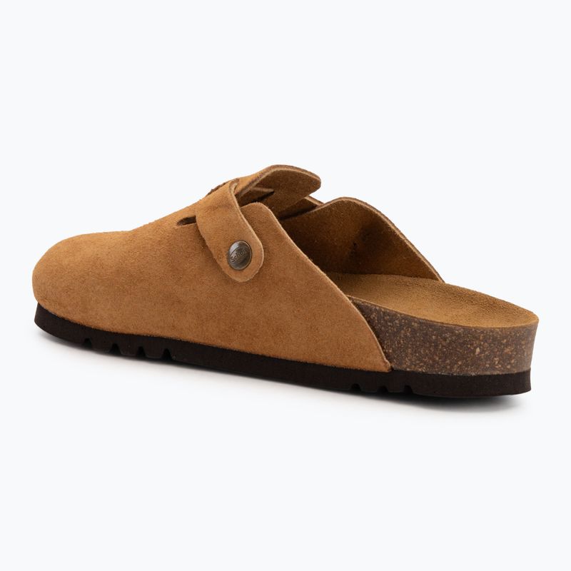 Women's Scholl Fae Suede cognac flip-flops 3