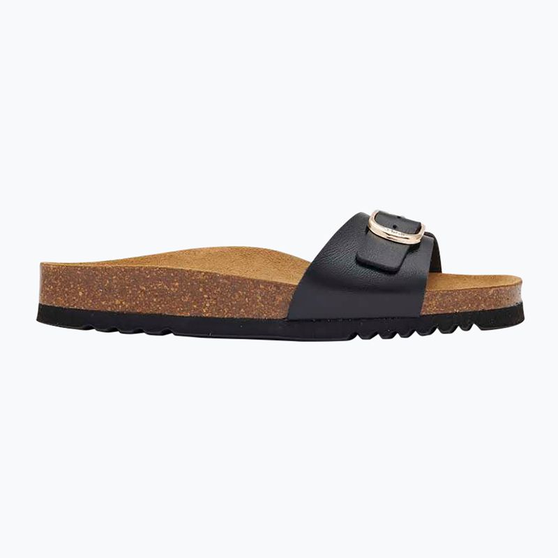 Scholl Estelle Laminated black women's flip-flops