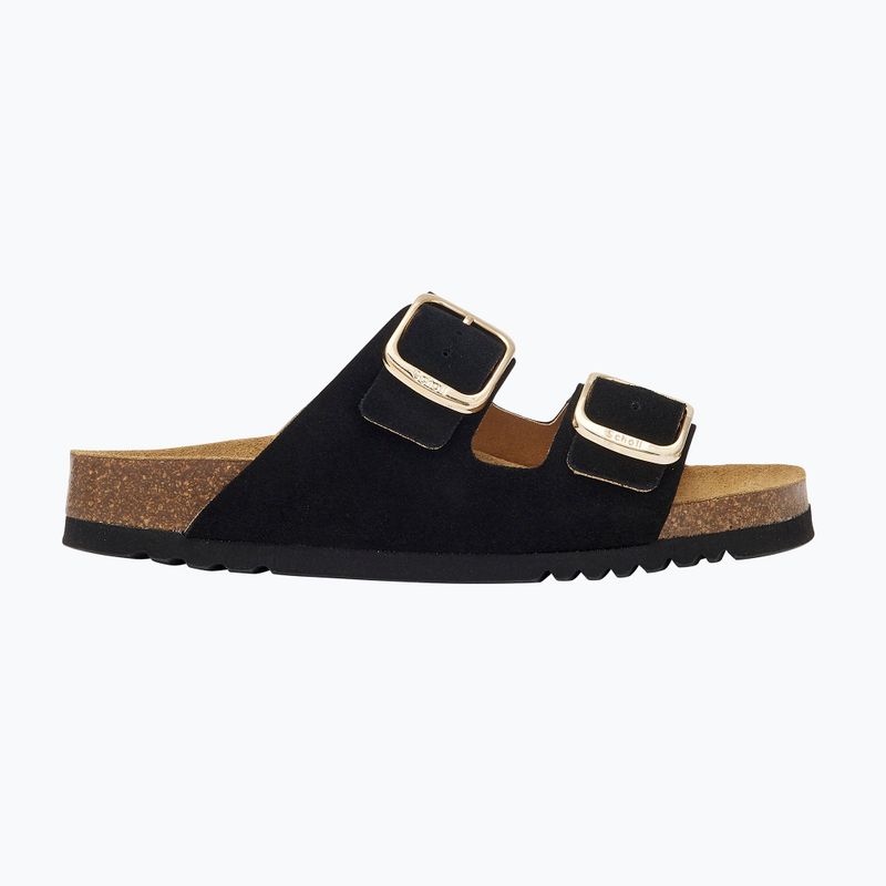 Scholl Josephine Suede women's flip-flops black
