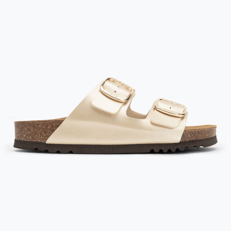 Scholl Josephine Metal light gold women's flip-flops 2