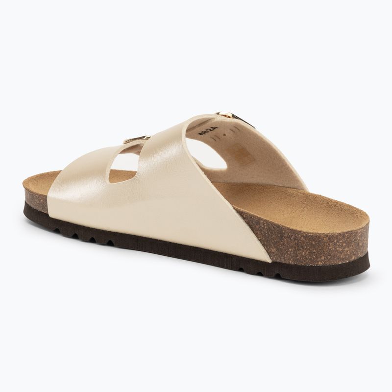 Scholl Josephine Metal light gold women's flip-flops 3
