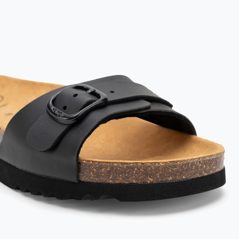 Scholl women's flip-flops Ginni Wide Med black 7