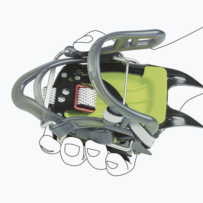 Basket crampons CAMP Ascent Universal green 7