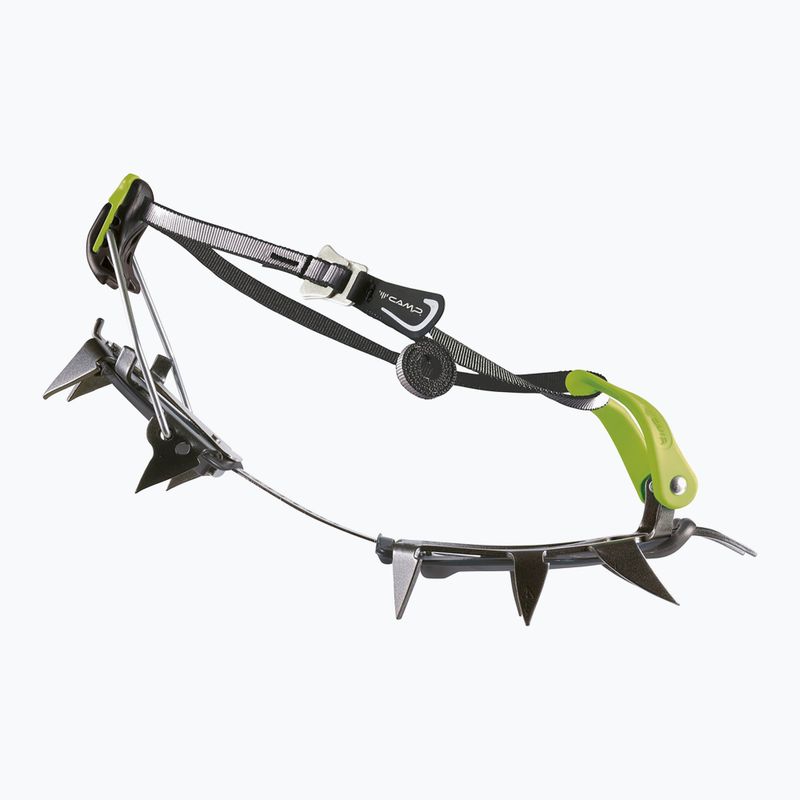 Semi-automatic crampons CAMP Stalker Semi Automatic green 2