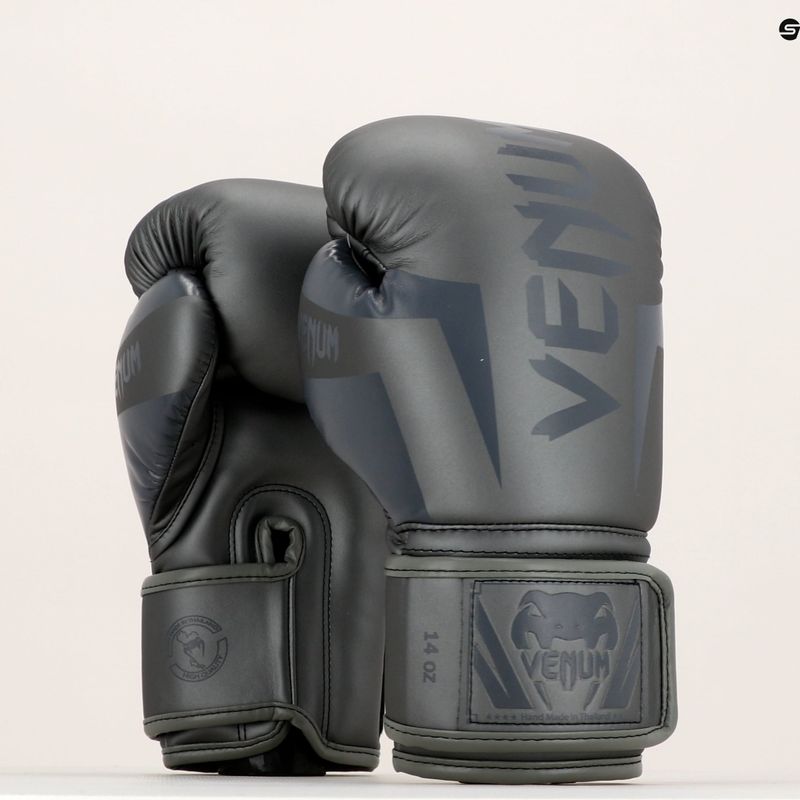 Venum Elite grey men's boxing gloves VENUM-0984 8