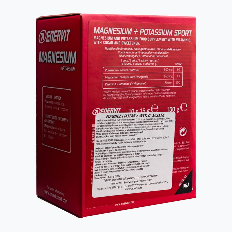 Magnesium with potassium + vitamin C Enervit 98038 10 x 15 g 2