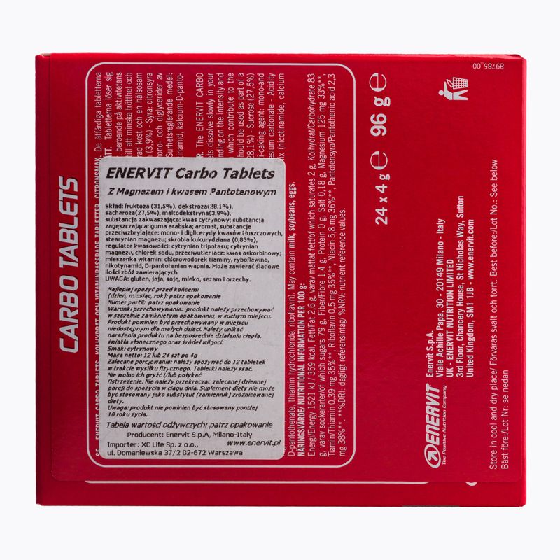 Chew Carbo Enervit carbohydrate 24 tablets lemon 98378 3