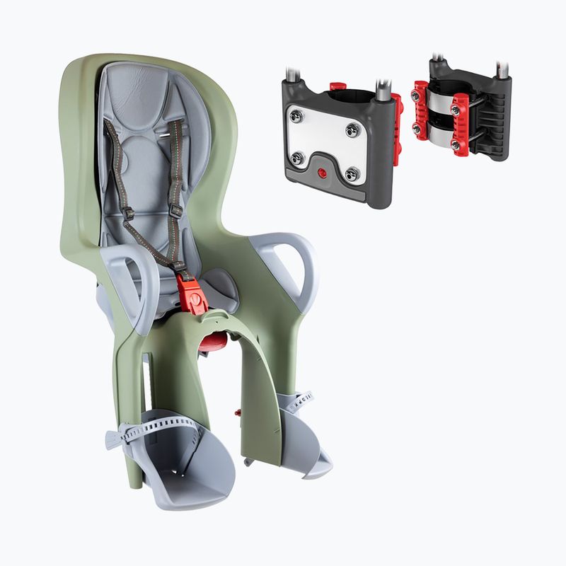 Child bike seat Okbaby 10+ grey/sage 3