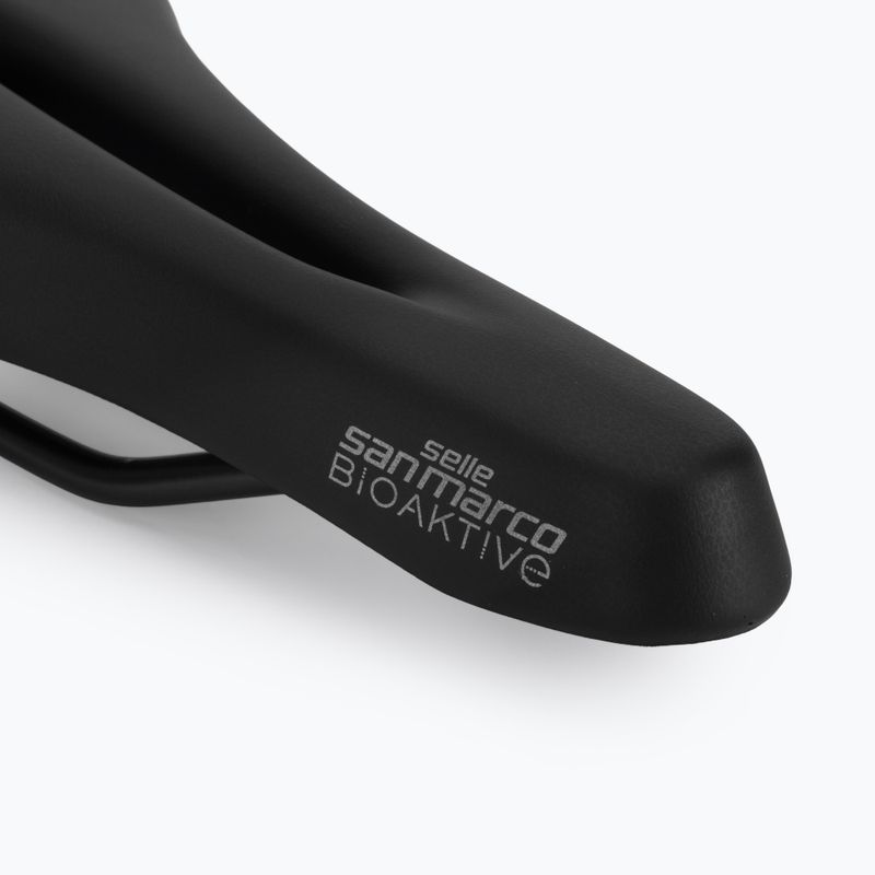 SAN MARCO Sportive Biofoam Open Small 0-30° black matte bicycle saddle 5