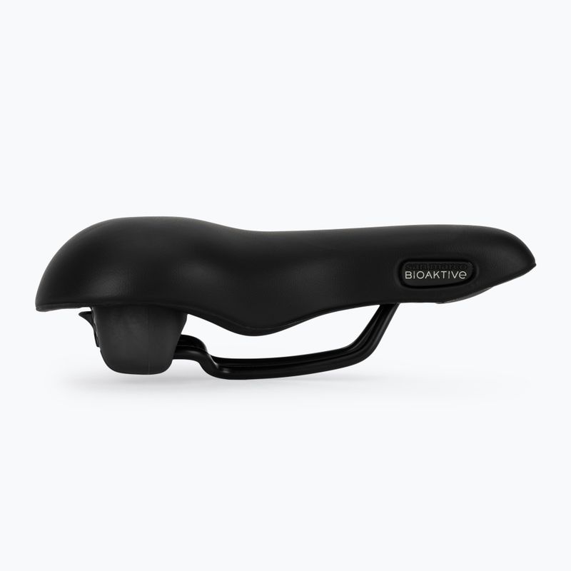 Men's SAN MARCO Trekking Biofoam Large 30-60° black matte bicycle saddle 2