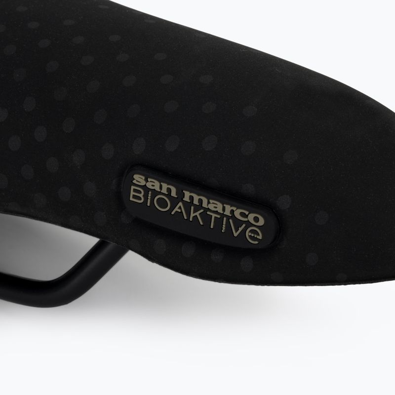 Bike saddle SAN MARCO Trekking Gel Large 30-60° black 6
