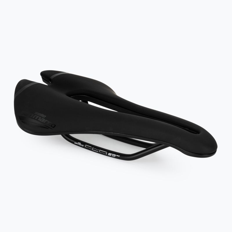 Men's bicycle seat SAN MARCO Aspide Short Sport Wide Open black