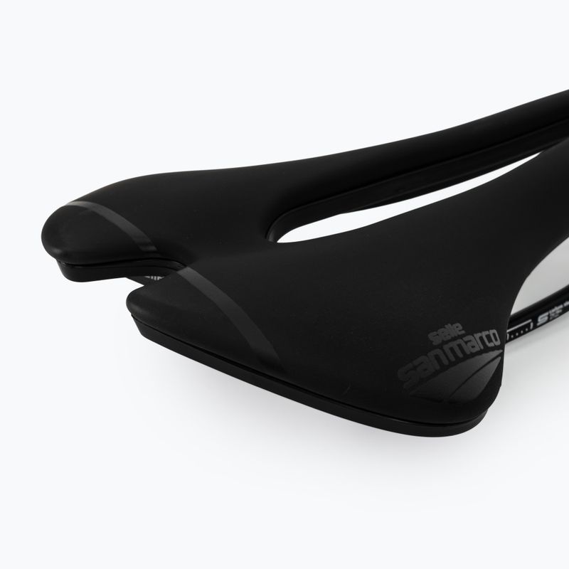 Men's bicycle seat SAN MARCO Aspide Short Sport Wide Open black 5