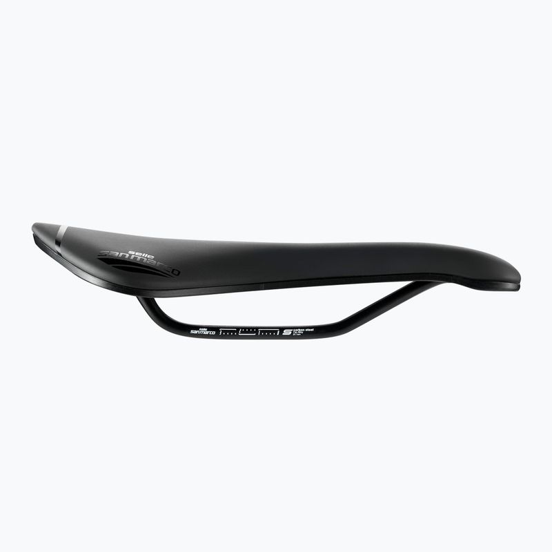 Men's SAN MARCO Aspide Short Sport Wide Open black bicycle saddle