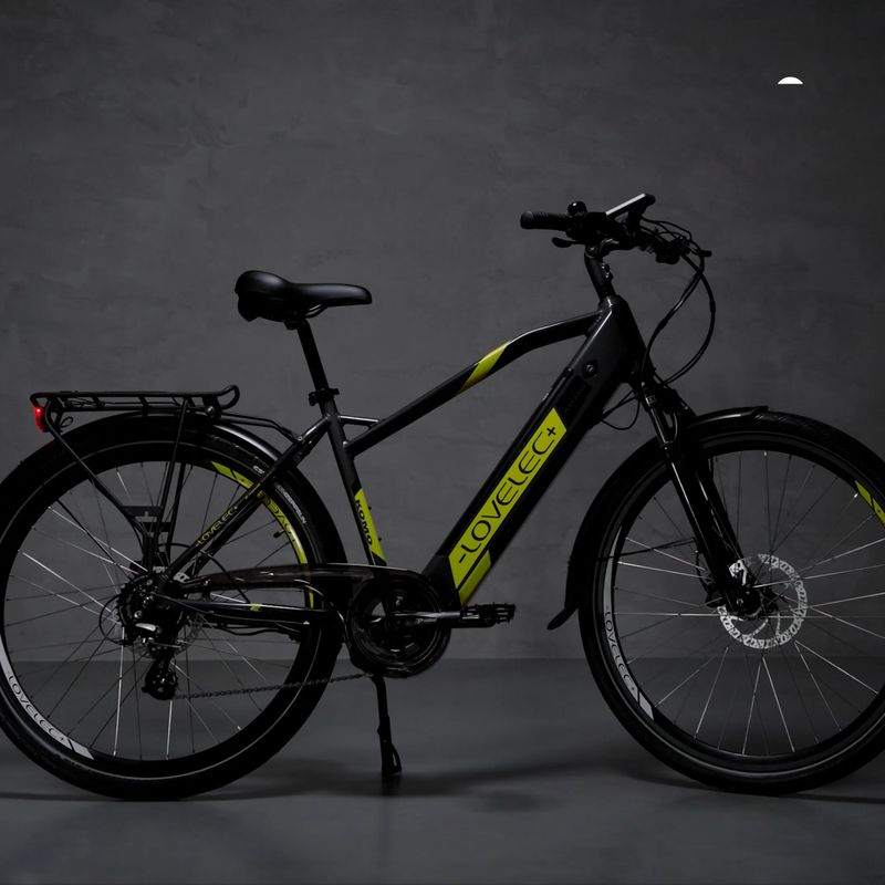 LOVELEC Komo Man 16Ah grey-yellow electric bicycle B400363 7